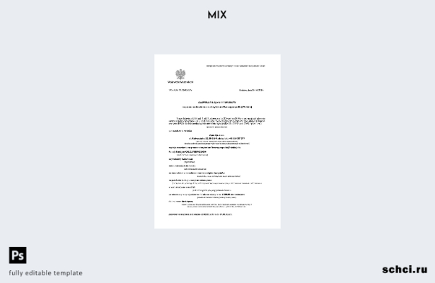 скачать цифровой шаблон сертификата на работу для иностранца в Польше